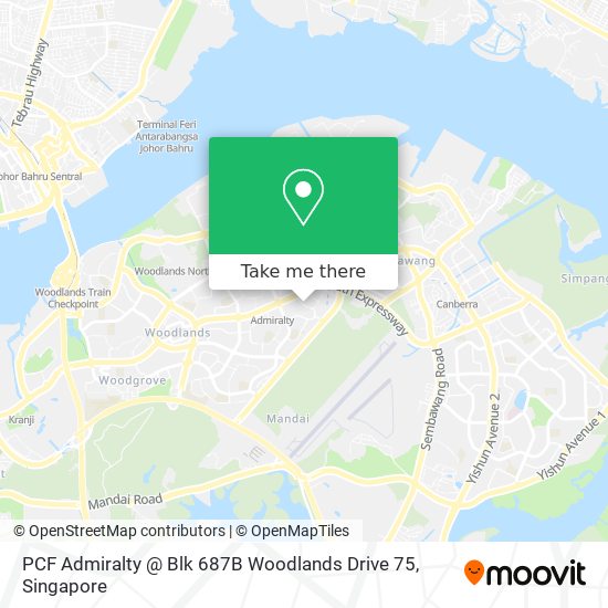 PCF Admiralty @ Blk 687B Woodlands Drive 75 map