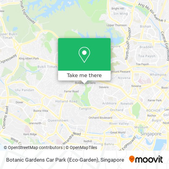 Botanic Gardens Car Park (Eco-Garden) map