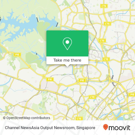 Channel NewsAsia Output Newsroom map