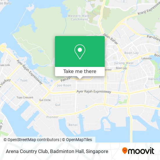 Arena Country Club, Badminton Hall map
