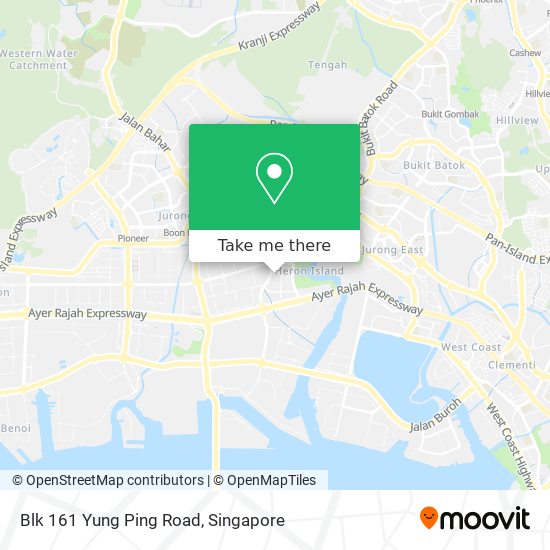 Blk 161 Yung Ping Road map
