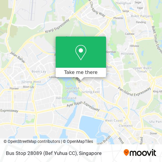 Bus Stop 28089 (Bef Yuhua CC) map