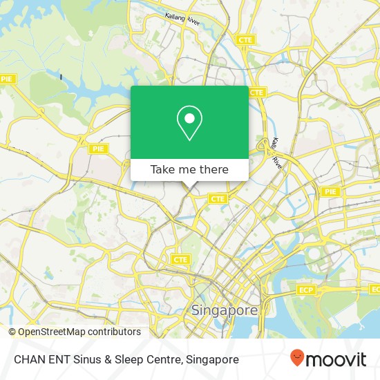 CHAN ENT Sinus & Sleep Centre map