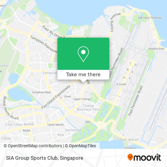 SIA Group Sports Club map