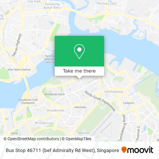 Bus Stop 46711 (bef Admiralty Rd West) map