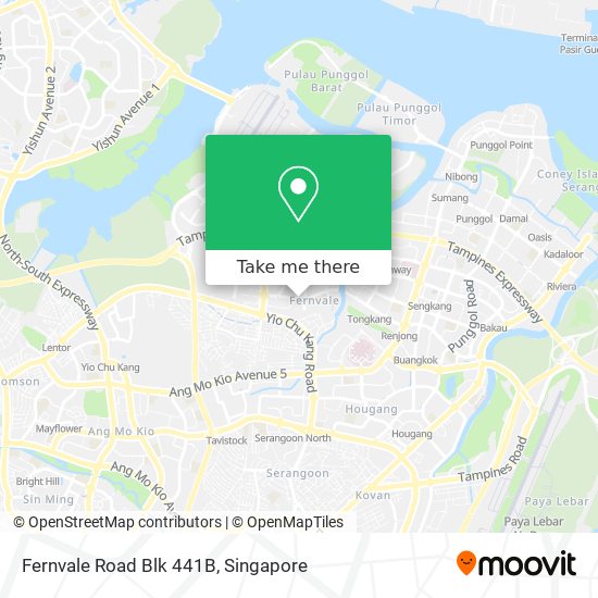 Fernvale Road Blk 441B map