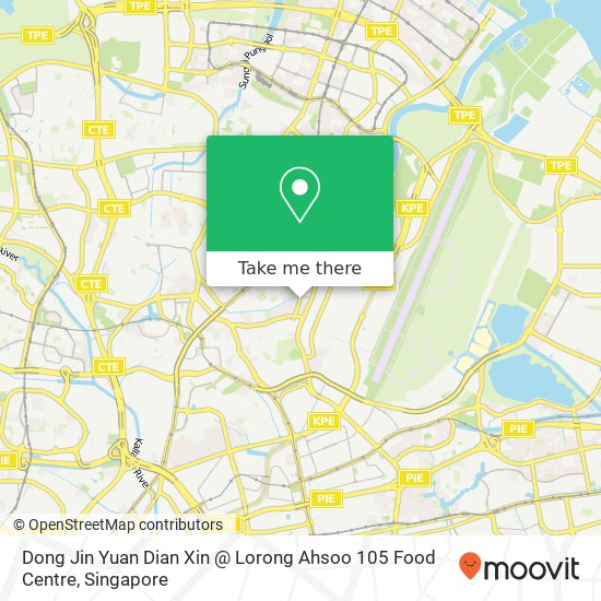 Dong Jin Yuan Dian Xin @ Lorong Ahsoo 105 Food Centre map