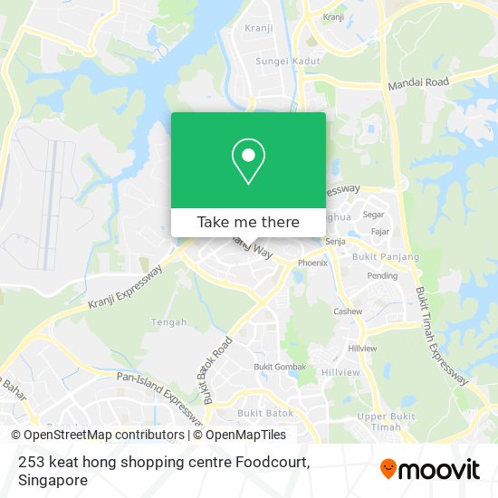 253 keat hong shopping centre Foodcourt map