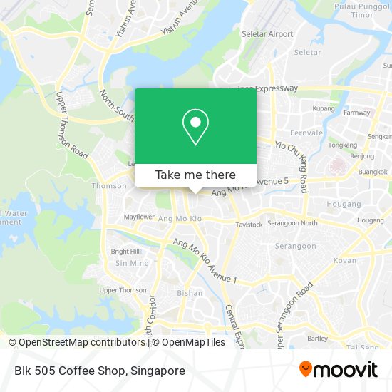 Blk 505  Coffee Shop map