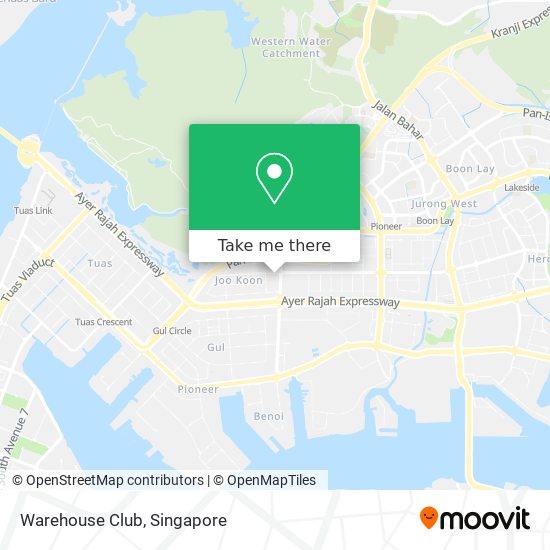 Warehouse Club map