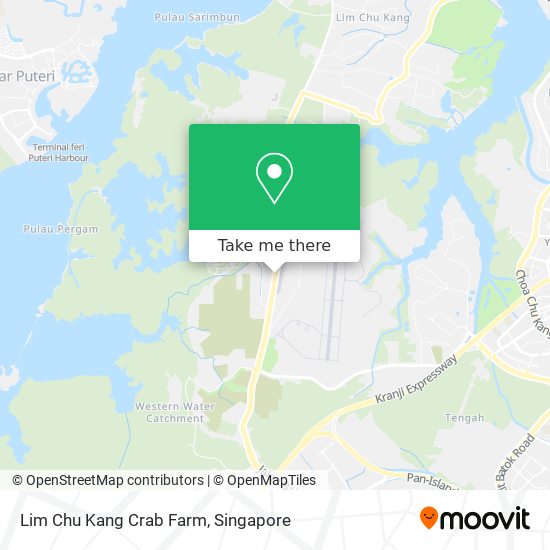 Lim Chu Kang Crab Farm map