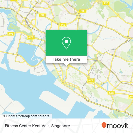 Fitness Center Kent Vale map