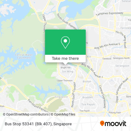 Bus Stop 53341 (Blk 407) map