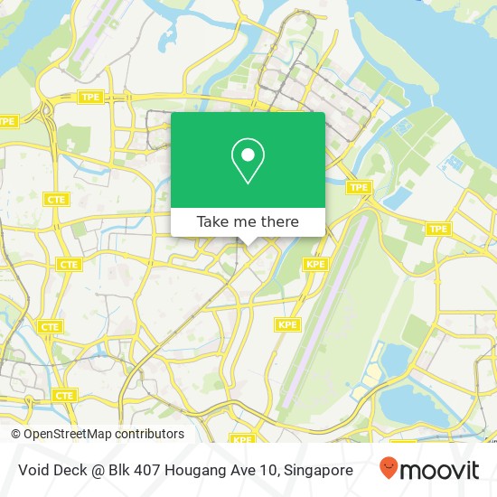 Void Deck @ Blk 407 Hougang Ave 10 map