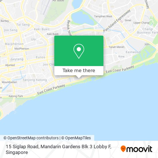 15 Siglap Road, Mandarin Gardens Blk 3 Lobby F地图
