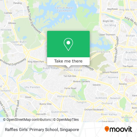 Raffles Girls' Primary School map