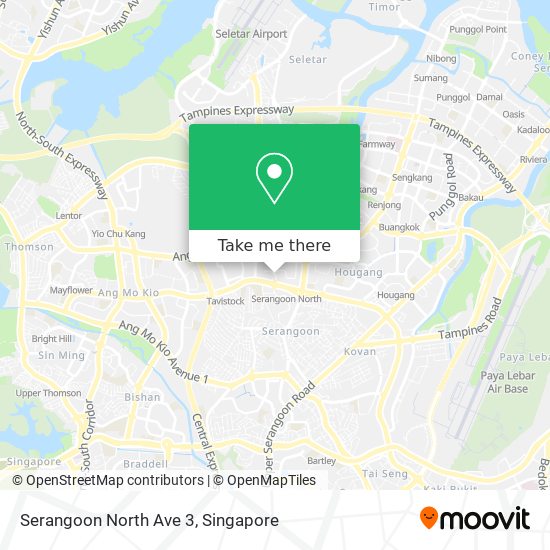 Serangoon North Ave 3 map