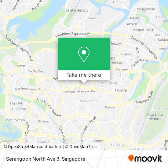 Serangoon North Ave 3地图