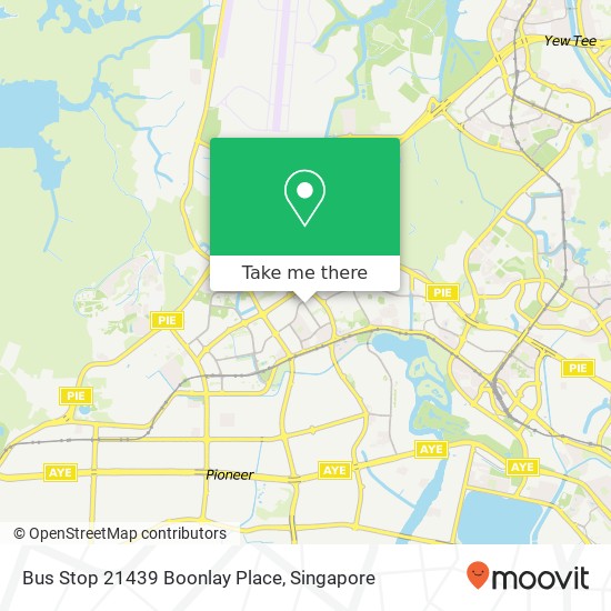 Bus Stop 21439 Boonlay Place map