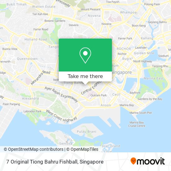 7 Original Tiong Bahru Fishball地图