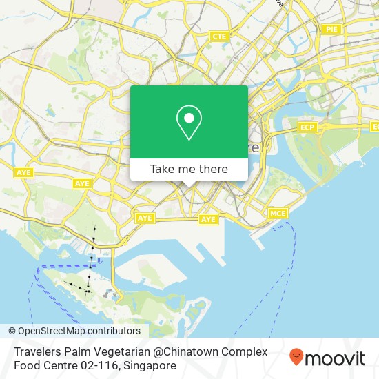 Travelers Palm Vegetarian @Chinatown Complex Food Centre 02-116 map