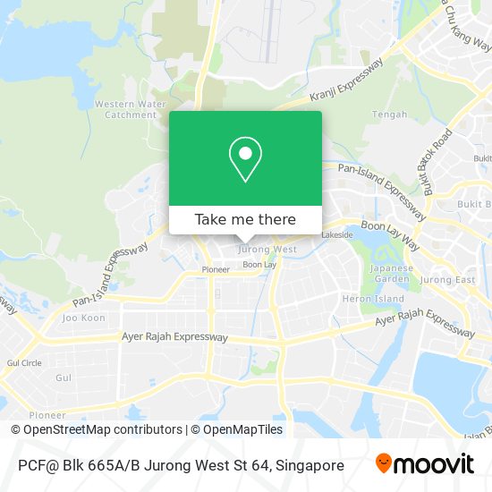 PCF@ Blk 665A / B Jurong West St 64 map