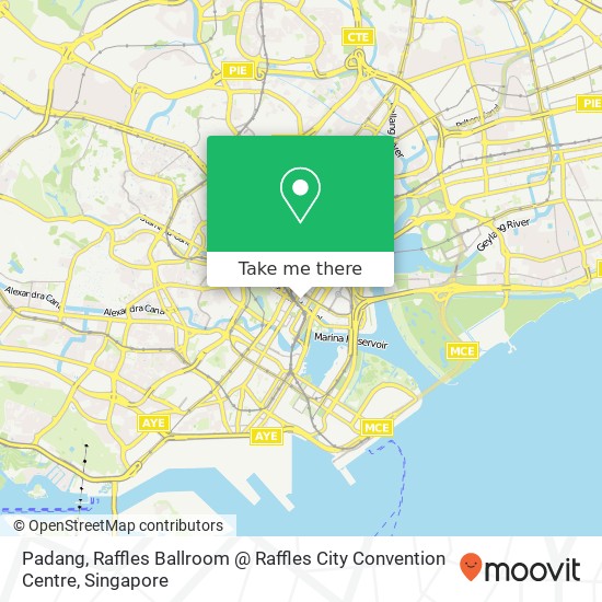 Padang, Raffles Ballroom @ Raffles City Convention Centre map