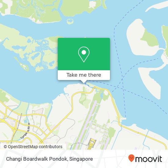 Changi Boardwalk Pondok map