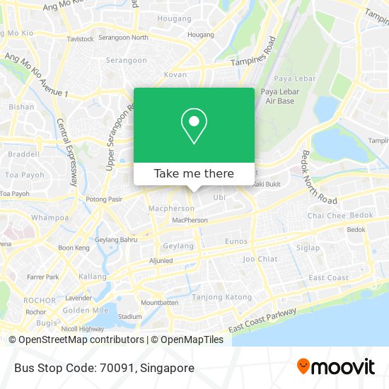 Bus Stop Code: 70091 map