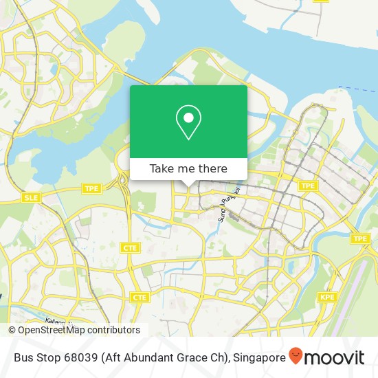 Bus Stop 68039 (Aft Abundant Grace Ch) map