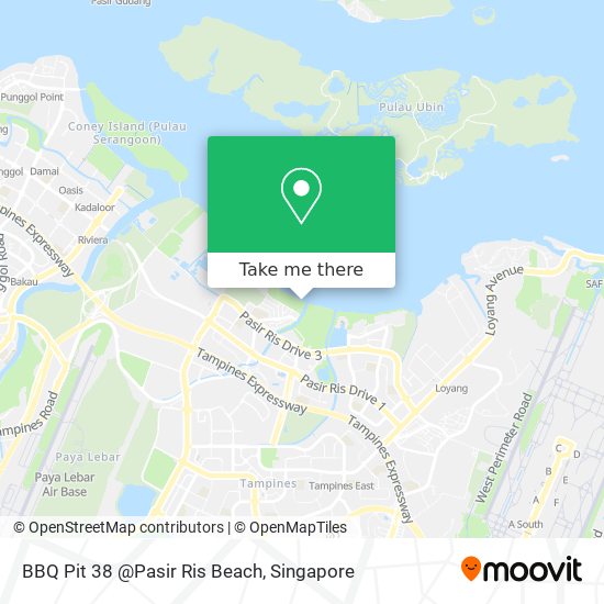 BBQ Pit 38 @Pasir Ris Beach map