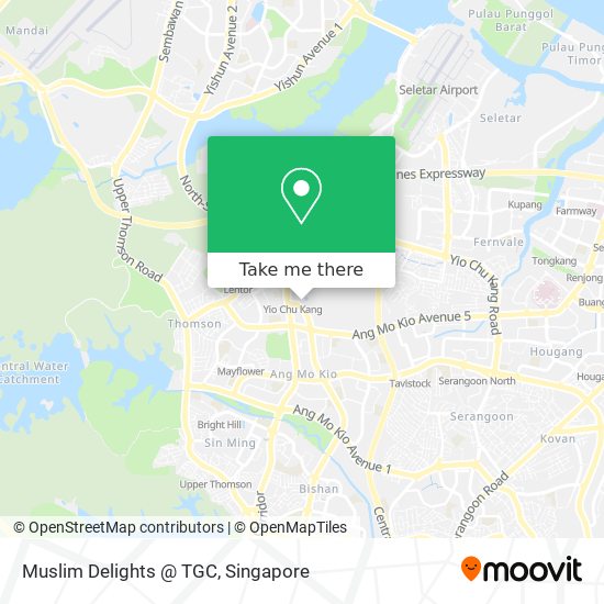 Muslim Delights @ TGC map