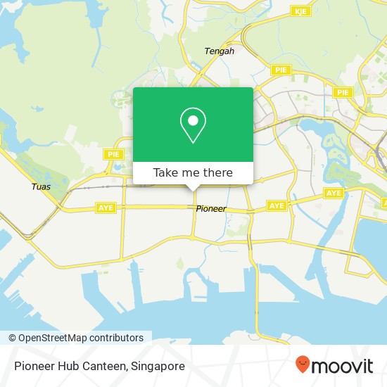 Pioneer Hub Canteen map