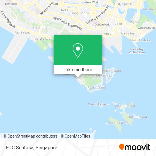 FOC Sentosa map