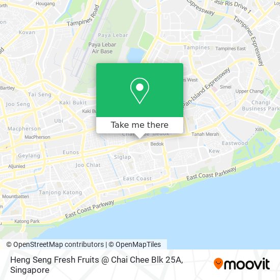 Heng Seng Fresh Fruits @ Chai Chee Blk 25A map