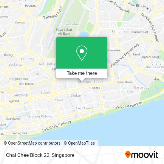 Chai Chee Block 22 map