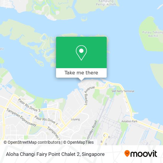 Aloha Changi Fairy Point Chalet 2地图