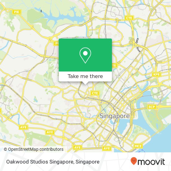 Oakwood Studios Singapore地图