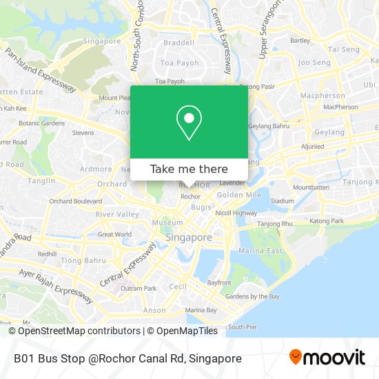 B01 Bus Stop @Rochor Canal Rd map
