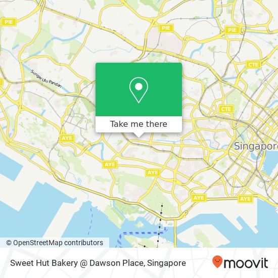 Sweet Hut Bakery @ Dawson Place map