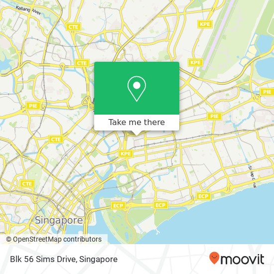Blk 56 Sims Drive map
