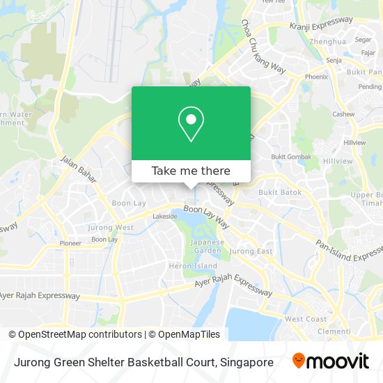 Jurong Green Shelter Basketball Court地图