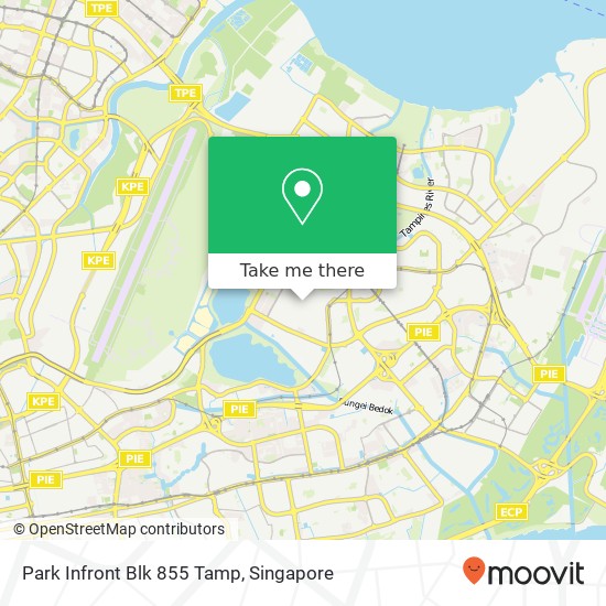 Park Infront Blk 855 Tamp地图