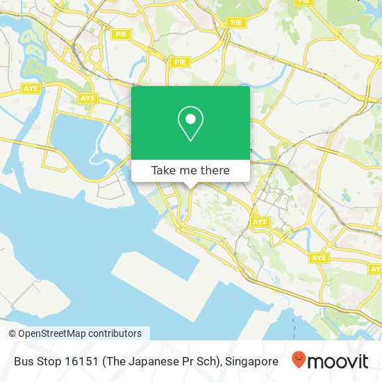 Bus Stop 16151 (The Japanese Pr Sch) map