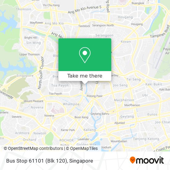 Bus Stop 61101 (Blk 120) map