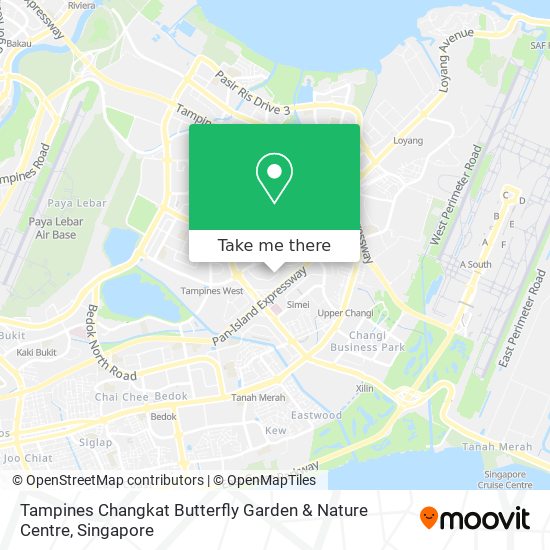Tampines Changkat Butterfly Garden & Nature Centre map
