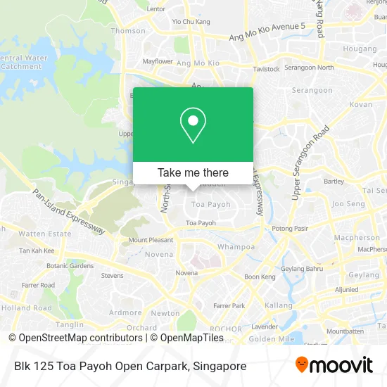 Blk 125 Toa Payoh Open Carpark地图