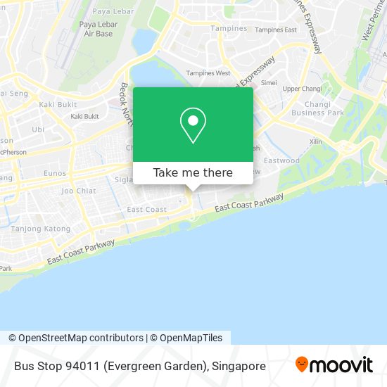 Bus Stop 94011 (Evergreen Garden) map