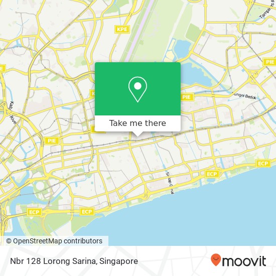 Nbr 128 Lorong Sarina map