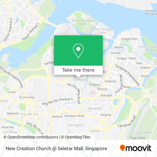 New Creation Church @ Seletar Mall map